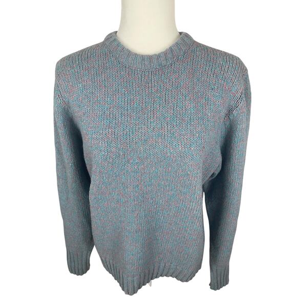 Vintage Woolrich Wool Blend Speckled Pullover Crewneck Sweater Classic Women's M - Picture 4 of 12